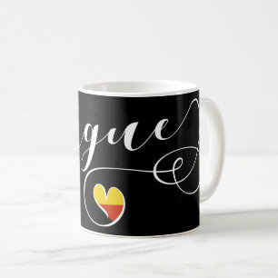 Caneca De Café Heart Praga Mug, República Checa