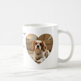 Caneca De Café Heart-Shaped Dog Design – “Happiness on Four Paws”