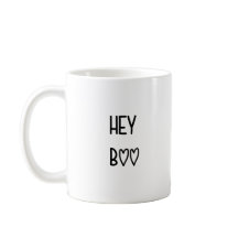 Heart Typography Hey Boo