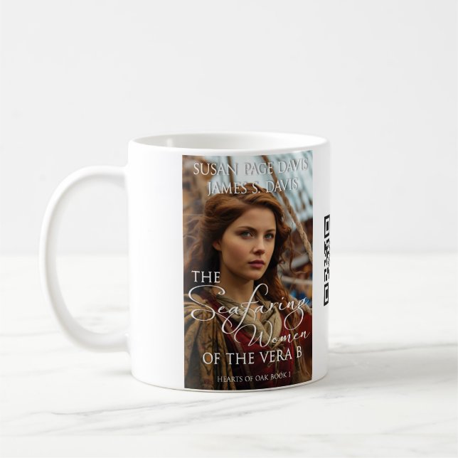 Caneca De Café Hearts of Oak / Seafaring Women of the Vera B (Esquerda)
