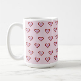 Caneca De Café Hearts, Valentines Day