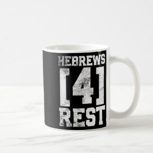 Caneca De Café Hebreus 4 Descanso Cristão Inspirador