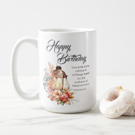 Caneca De Café Hebrews 11:1 Christian Birthday Wishes