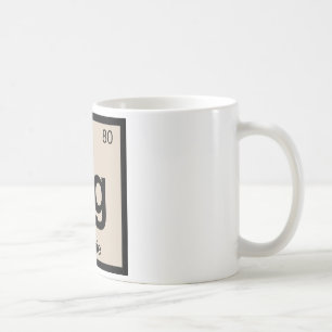 Caneca De Café Hectograma - Símbolo da mesa periódica da quími