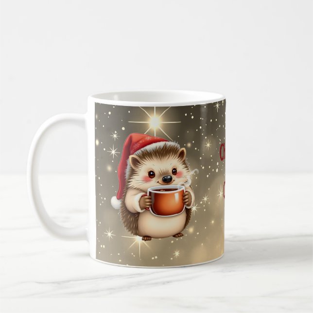 Caneca De Café Hedgehog Christmas Coffee  (Esquerda)