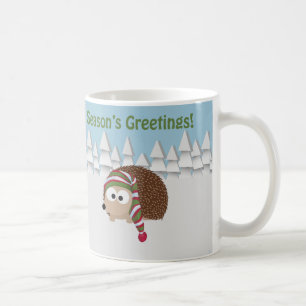 Caneca De Café Hedgehog das Saudações da Época