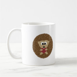 Caneca De Café Hedgehog Hugging Heart