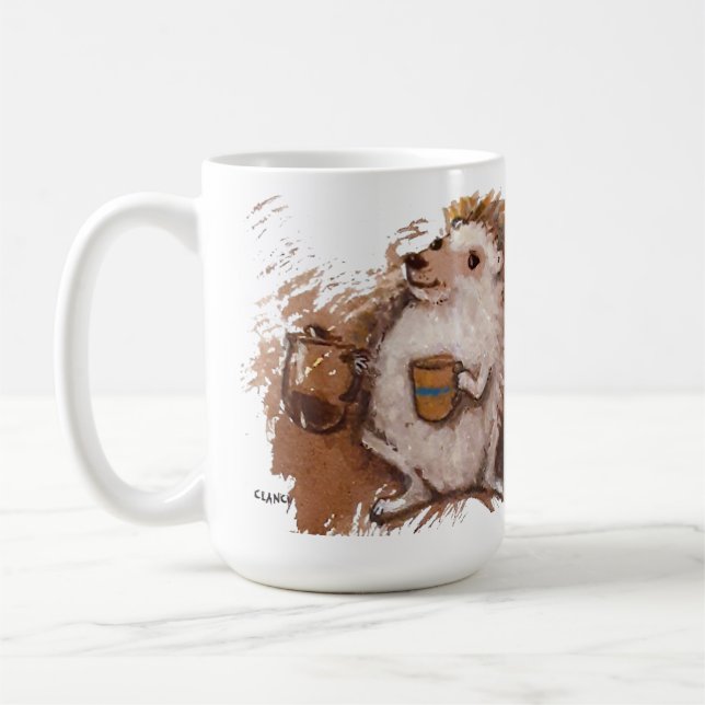 Caneca De Café Hedgehog Útil (Esquerda)