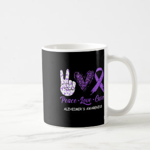 Caneca De Café Heimerheimer: consciência paz amor Cure Leopard