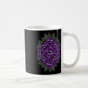 Caneca De Café Heimerheimer Pansor Floral Púrpura Demência Heimer