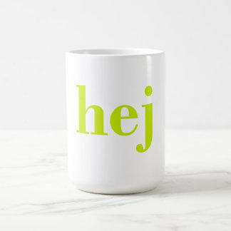 Caneca De Café Hej - Swedish Hello