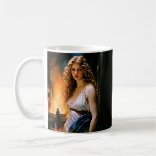 Caneca De Café "Helena, A Beleza de Esparta, O Fogo de Tróia"