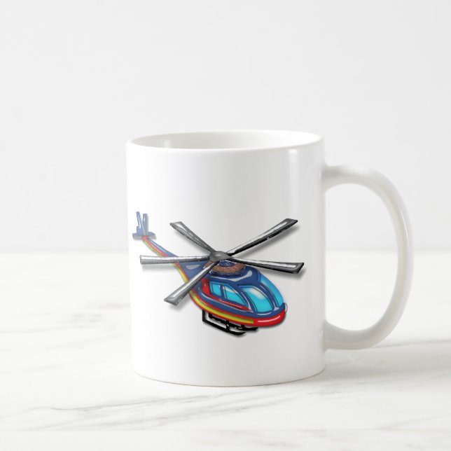 Caneca De Café Helicóptero alto do vôo (Direita)