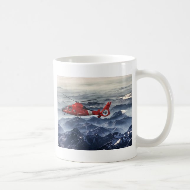 CANECA DE CAFÉ HELICÓPTERO DA GUARDA COSTEIRA (Direita)