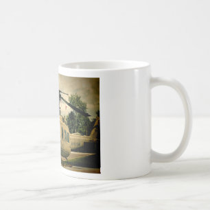 Caneca De Café Helicóptero das forças armadas da era Uh-1 Huey 