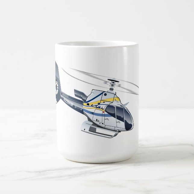Caneca De Café Helicóptero de desenho animado (Centro)