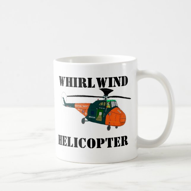 Caneca De Café Helicóptero Whirlwind. (Direita)