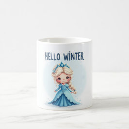 Caneca De Café Hello Winter Princess Mug