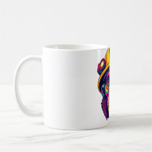 Caneca De Café Helmet Mole Head Art Tee