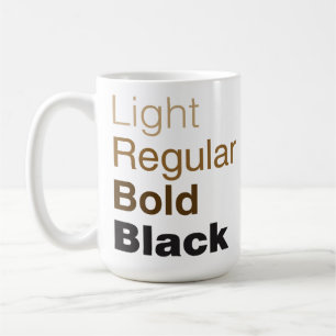Caneca de café Helvética da família