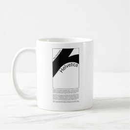 Caneca De Café Helvetica Typography | Demo Design