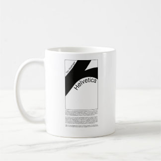 Caneca De Café Helvetica Typography | Demo Design 