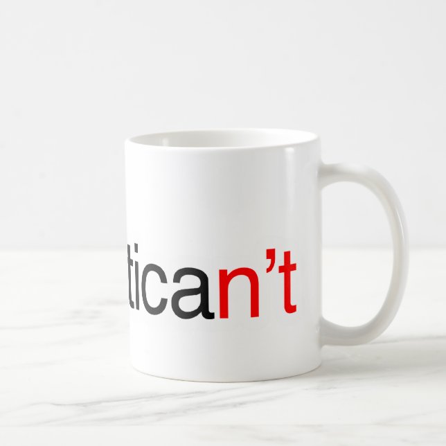 Caneca De Café helvetican não (Direita)