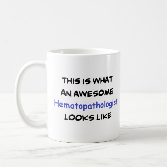 Caneca De Café hematopatologista, incrível (Esquerda)