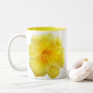 Caneca de café - hemerocallis amarelo
