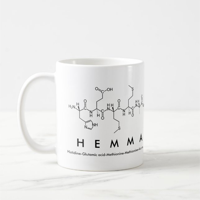 Caneca De Café Hemma peptide mug (Esquerda)
