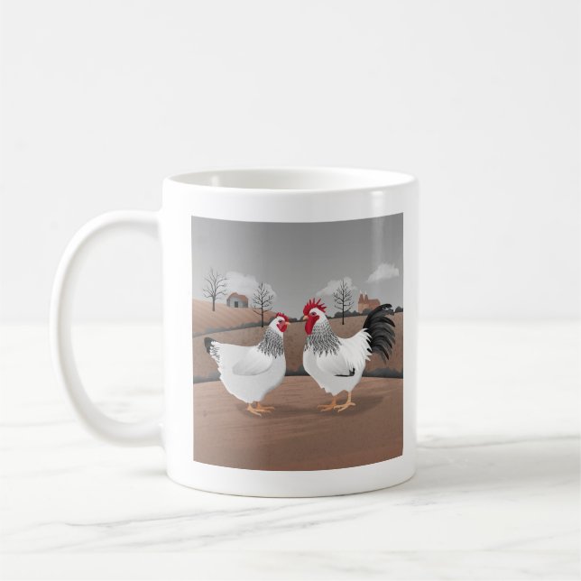 Caneca De Café Hen & Rooster (Esquerda)