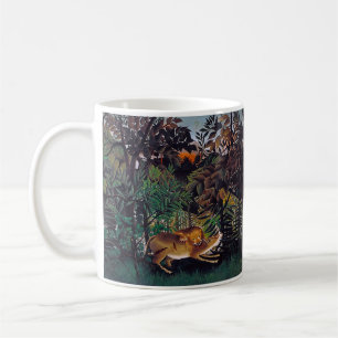 Caneca De Café Henri Rousseau - O Leão Faminto