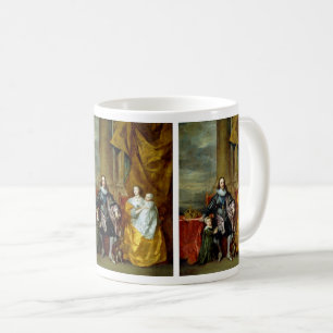 Caneca De Café Henrietta Maria e Charles I por Van Dyck Café M
