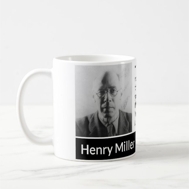 Caneca De Café Henry Miller (Esquerda)