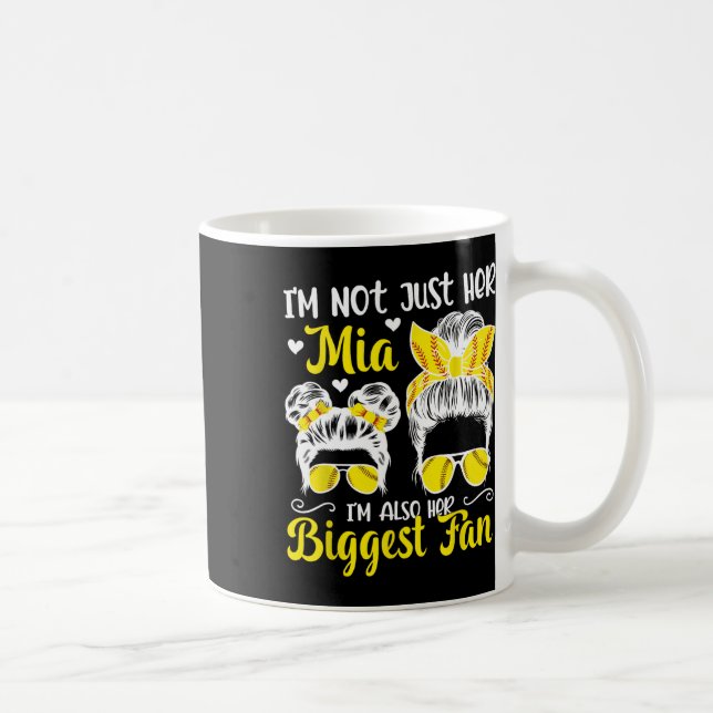 Caneca De Café Her Biggest Fan Softll Mia Of A Softll Player _1  (Direita)