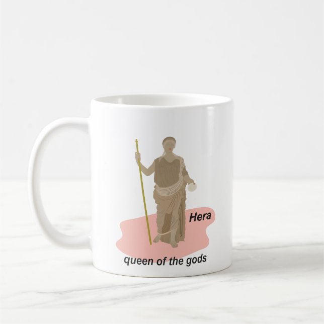 Caneca De Café Hera, rainha dos deuses (Esquerda)