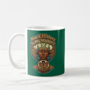 Caneca De Café Herança Africana História Negra é Minha História