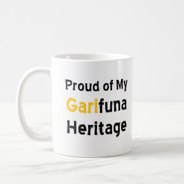 Caneca De Café herança garifuna (Esquerda)