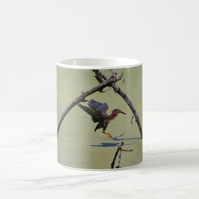 Caneca De Café Herão verde-pesqueiro (Centro)