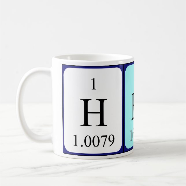 Caneca De Café Herb mesa periódica (Esquerda)