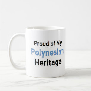 caneca de café herdada polinésia
