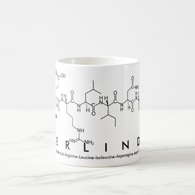 Caneca De Café Herlinda peptide nome mug (Centro)