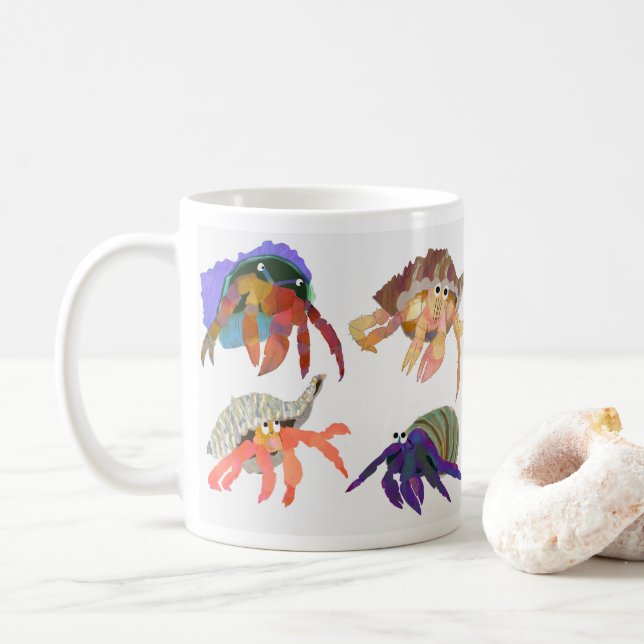 Caneca De Café Hermit Crab Mug (Com Donut)