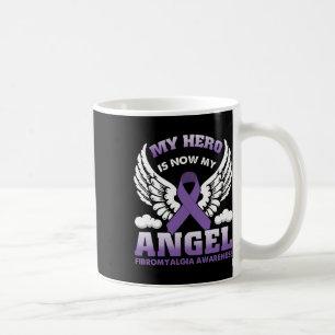 Caneca De Café Hero É Meu Anjo Fibromialgia Dia de Consciência Su