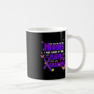 Caneca De Café Hero Vovô Purple Câncer de pâncreas de novembro Aw