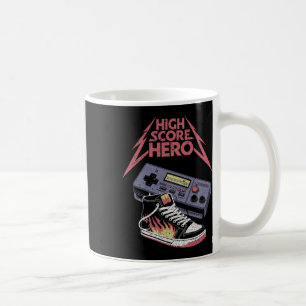 Caneca De Café Herói de Pontuação Alta Jogos Retro Gamer