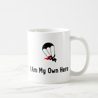 Caneca De Café Herói de salto de pára-quedas