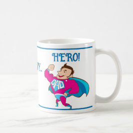 Caneca De Café Herói dia de os pais Pai