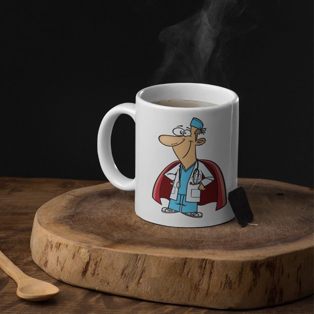 Caneca De Café Herói Doutor Café Mug (Criador carregado)