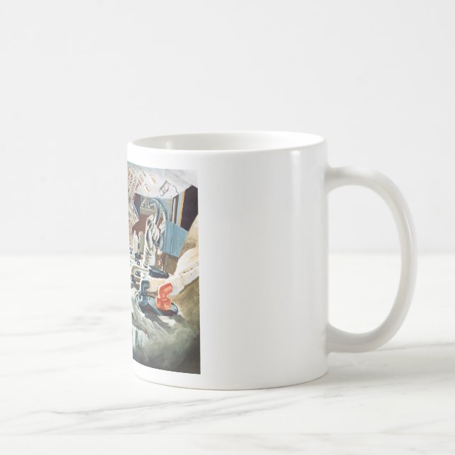 Caneca De Café Herói em Weg à lua! (Direita)